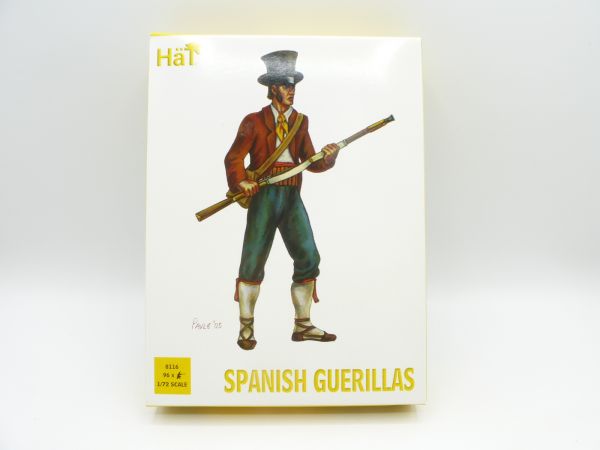HäT 1:72 Spanish Guerillas, No. 8116 - orig. packaging, parts on cast