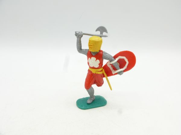 Timpo Toys Medieval knight red/yellow, running - top condition