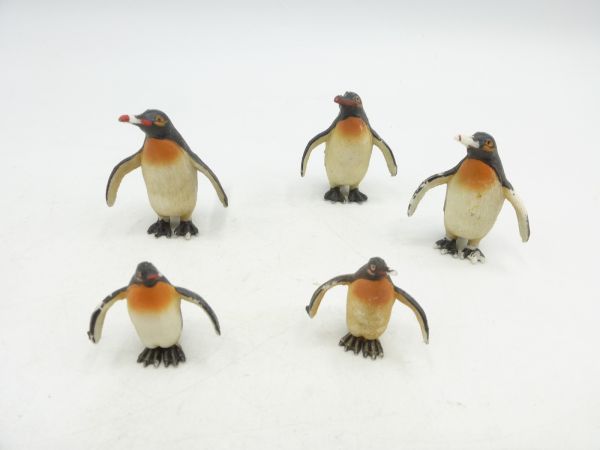 Elastolin soft plastic Emperor penguin family