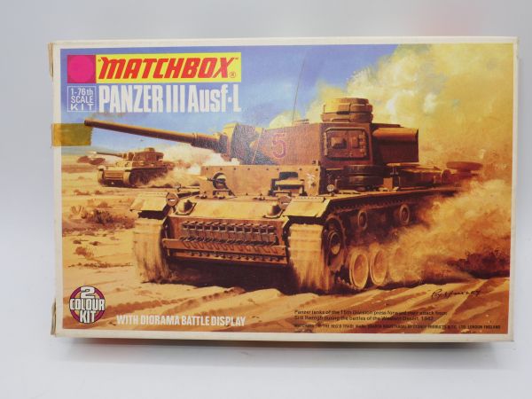 Matchbox Panzer III Ausf. L, PK 74 - orig. packaging, sealed box