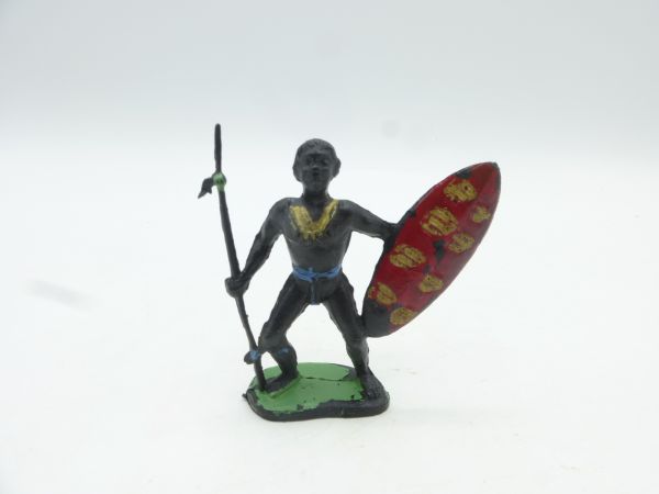 African with spear + shield - figure from the 70s