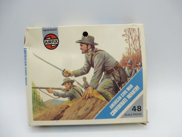 Airfix 1:72 Confederate Infantry ACW, No. 01713-2 - orig. packaging, figures loose