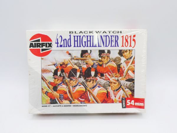 Airfix (54 mm) 42nd Highlander 1815, No. 01552 - orig. packaging, shrink-wrapped