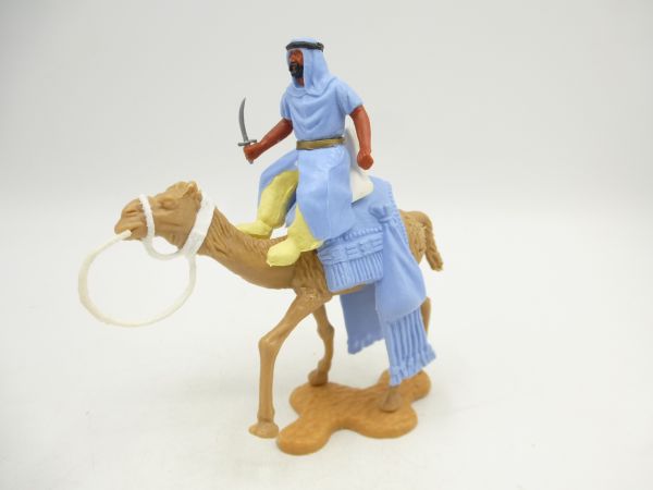 Timpo Toys Camel rider (light blue, inside trousers light yellow)