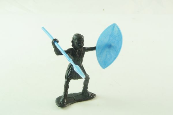 Domplast African / warrior with spear and shield