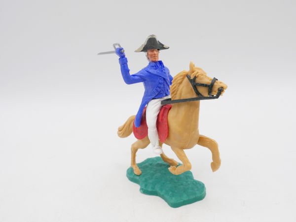 Timpo Toys Frenchman on horseback, lunging with sabre