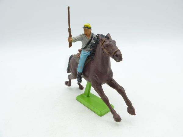 Britains Deetail Confederate on horseback, rifle high
