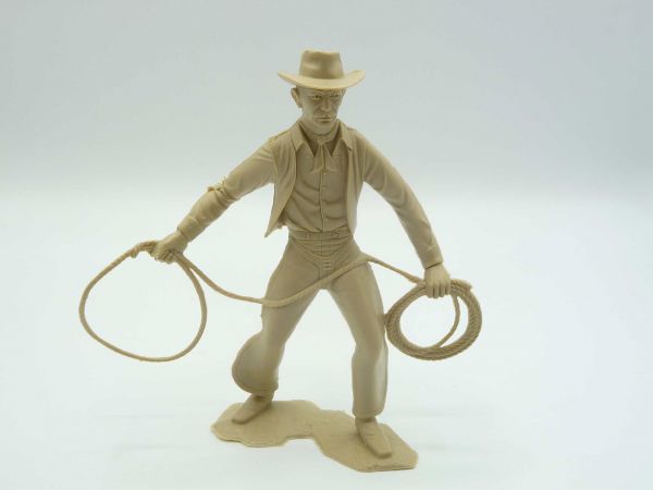Cowboy with lasso, similar to Marx, (14 cm height)