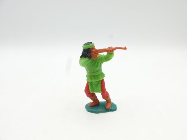 Timpo Toys Apache stehend schießend, neongrün - seltenes Unterteil