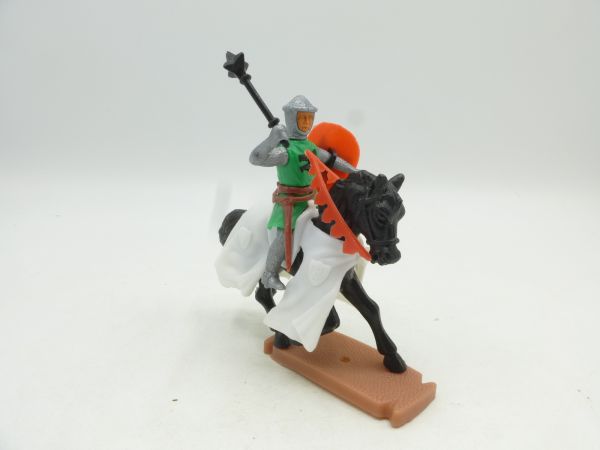 Plasty Wolf knight riding with mace