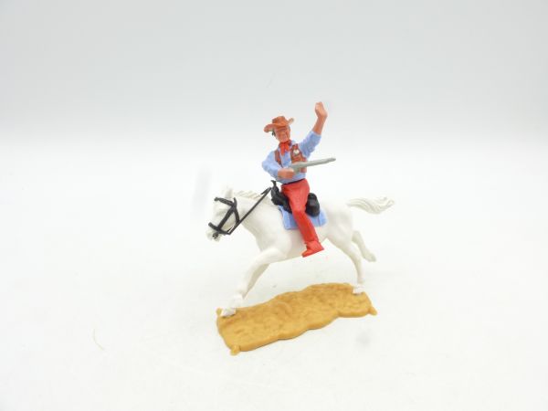 Timpo Toys Sheriff 4th version riding with rifle, arm up