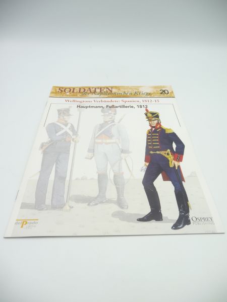 del Prado Booklet No. 20, Captain, Foot Artillery 1812 (15 pages)