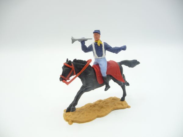 Timpo Toys Union Army Soldier 2nd version riding with trumpet