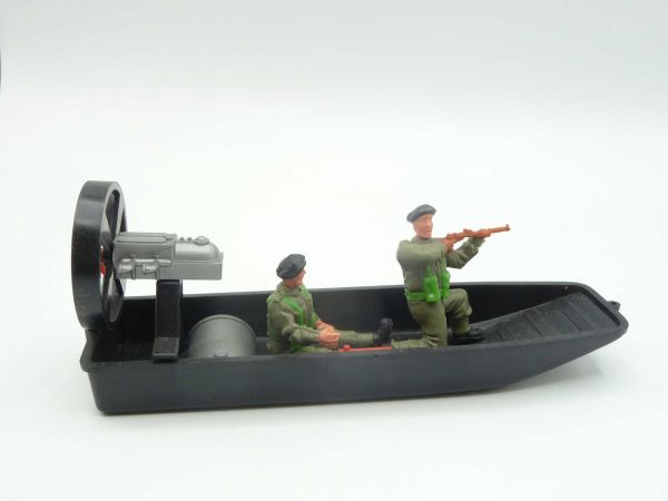Timpo Toys Sumpfboot mit Engländern (schwarzes Barett)