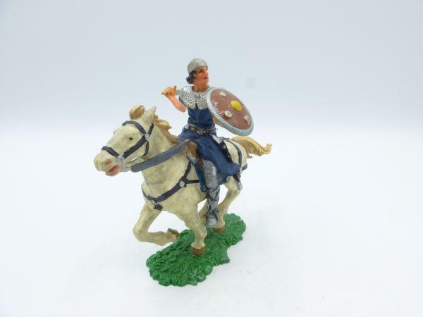 Modification 7 cm Norman on horseback with sword + shield