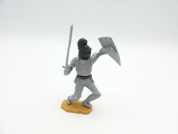 Timpo Toys Silberritter zu Fuß mit Schwert + Schild