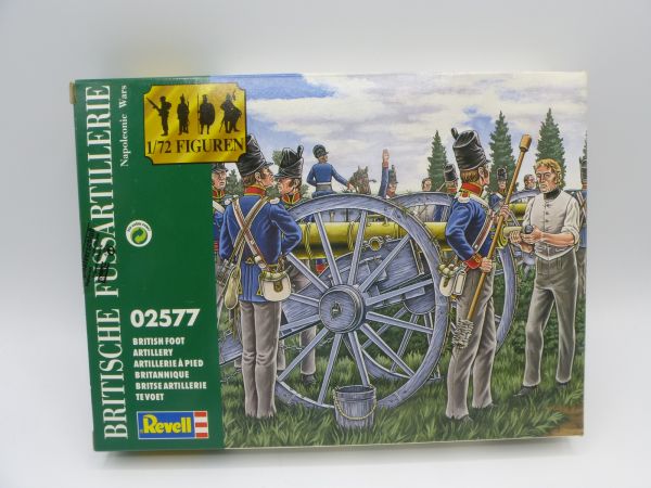 Revell 1:72 Napoleonic Wars, British Foot Artillery, No. 2577 - orig. packaging