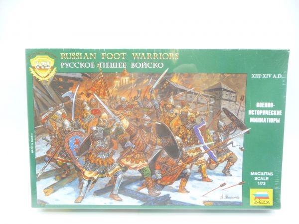 Zvezda 1:72 Russian Foot Warriors, No. 8062 - orig. packaging, shrink-wrapped
