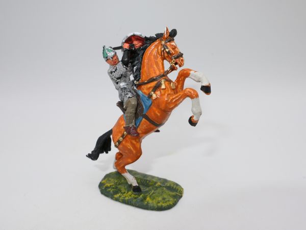 Normanne auf aufsteigendem Pferd mit Streitkolben - toller 4 cm Umbau