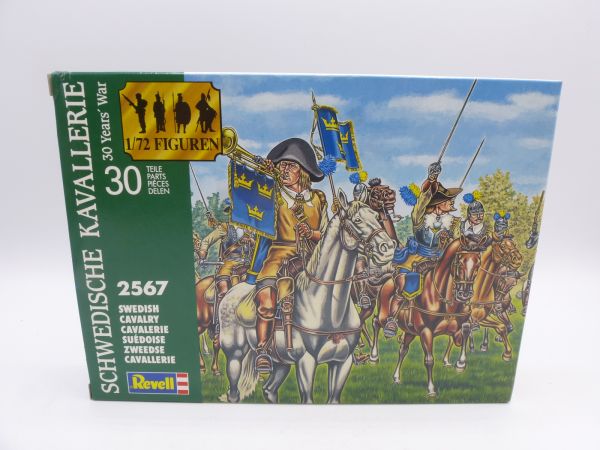 Revell 1:72 Swedish Cavalry, Ref. No. 2567 - orig. packaging, figures on the cast