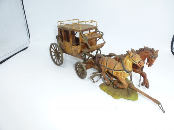 Elastolin 7 cm Stagecoach - incomplete, for completing or for dioramas