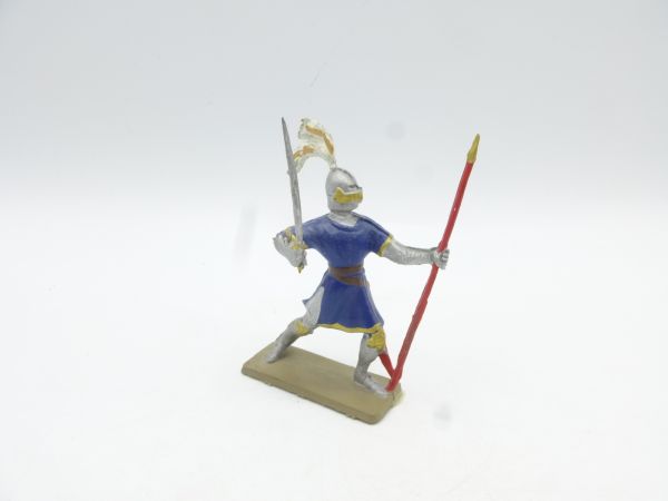 Starlux Knight advancing with lance + sword - rare figure