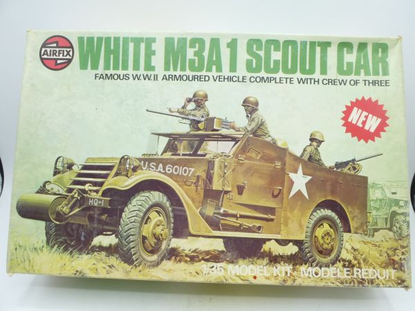 Airfix 1:35 White M3A1 Scout Car WW II, Nr. 07360-0 - OVP, Altbox