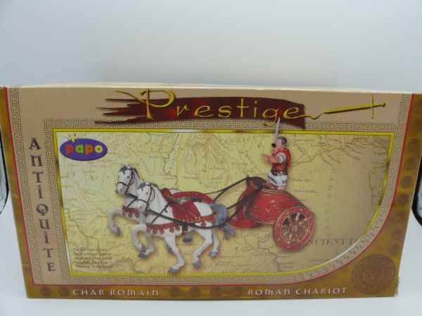 papo Prestige Roman Quadriga - orig. packaging, unused, box with traces of storage