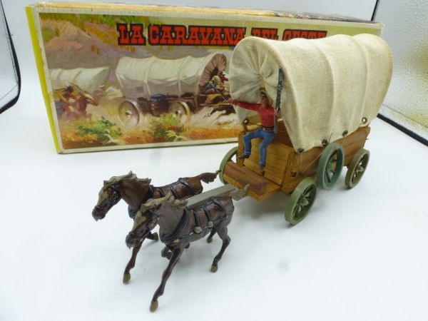 Comansi Wild West covered wagon - orig. packaging, extremely rare box