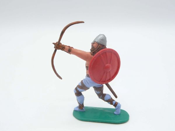Timpo Toys Bogenschütze mit rotem Schild (original)