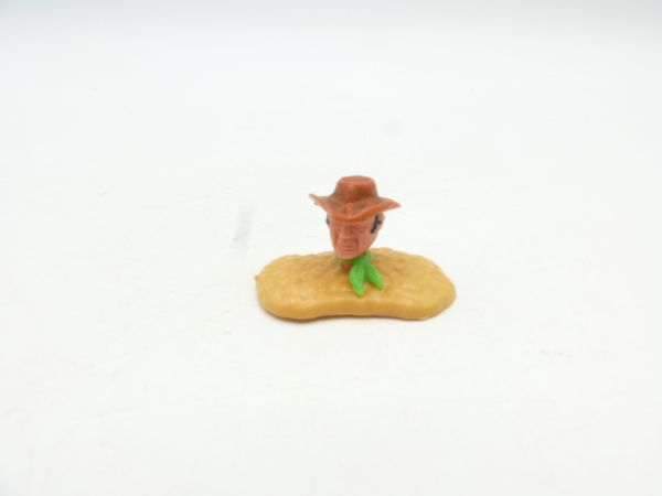Timpo Toys Cowboy 3. Version, durchscheinend brauner Hut