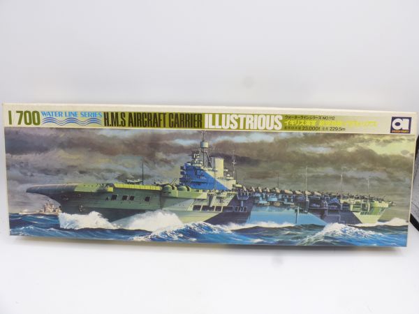 Aoshima 1:700 H.M.S. Aircraft Carrier "ILLUSTRIOUS", No. 112 - orig. packaging