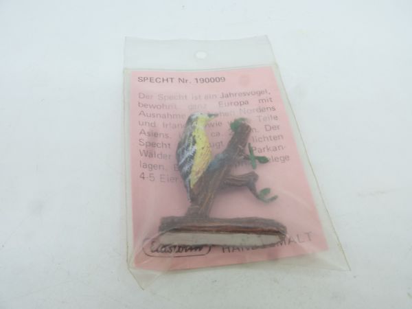 Elastolin soft plastic Woodpecker, No. 190009 - orig. packaging, brand new