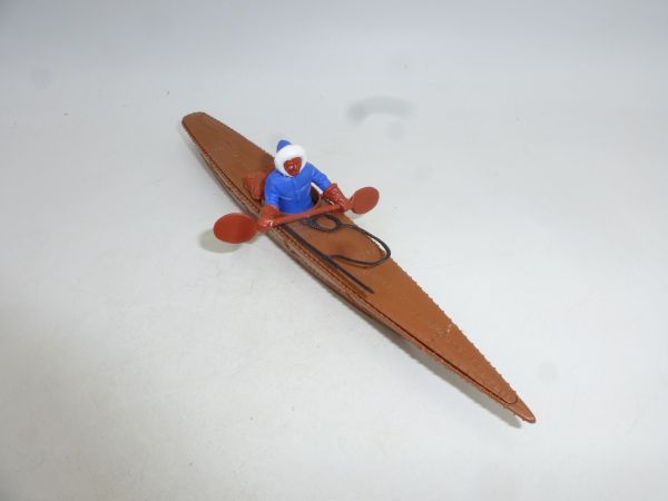 Timpo Toys Kayak with medium blue Eskimo
