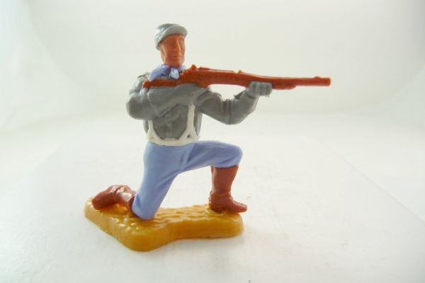 Timpo Toys Confederate Army soldier kneeling firing