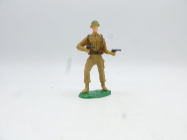 Elastolin 7 cm English soldier with 2 pistols