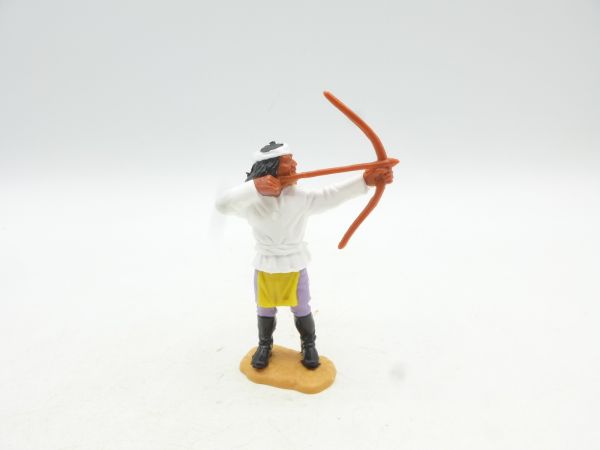 Timpo Toys Apache stehend mit Bogen, weiß