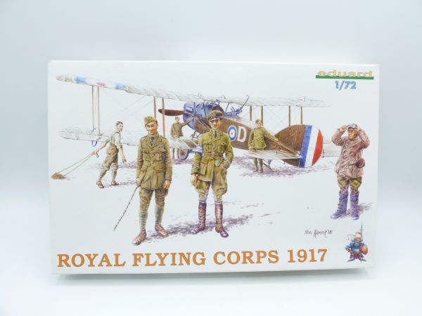 Eduard 1:72 Royal Flying Corps 1917 - OVP, Teile am Guss