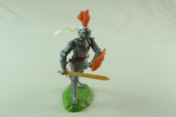 Elastolin Knight with sword and shield - orange