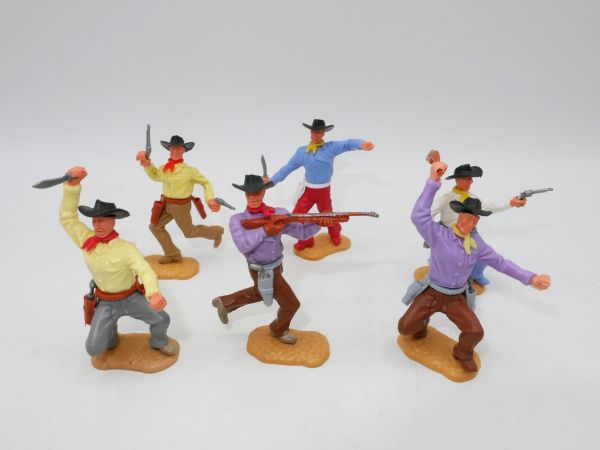 Timpo Toys Group of Cowboys 2nd version (6 figures)