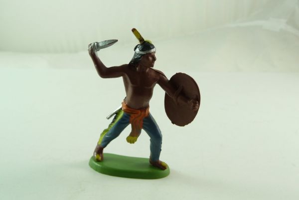 Britains Swoppets Indian with knife and shield