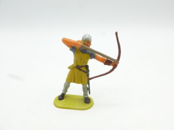 Elastolin 4 cm Archer firing downwards, No. 8647, yellow