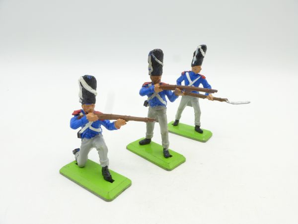 Britains Deetail Waterloo: 3 französische Fußsoldaten