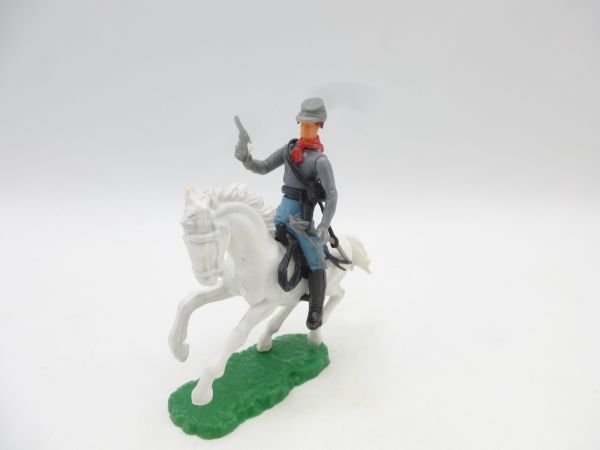 Elastolin 5,4 cm Southerner on horseback with pistol (sabre in belt)
