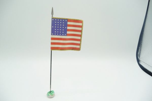 Umbau 7 cm Große Amerikanische Flagge (Höhe 17 cm), Material Blech / Pappe