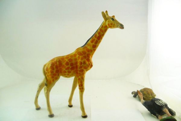 Elastolin Masse Giraffe stehend, groß (Höhe 18 cm) - tolle Bemalung