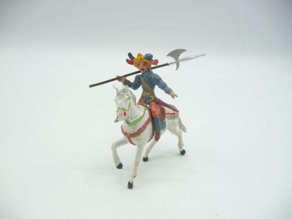 Merten 4 cm Lansquenet on horseback with battleaxe
