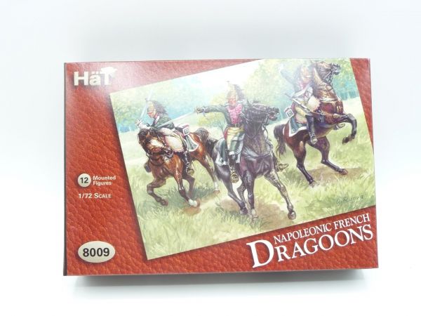 HäT 1:72 French Dragoon, No.8009 - orig. packaging, figures on cast