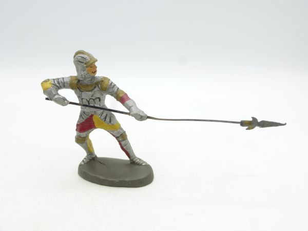 Elastolin compound Knight defending with lance - very good condition