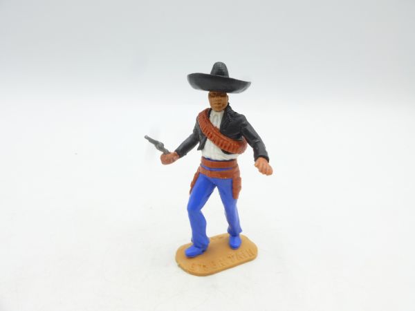 Timpo Toys Mexican standing, shooting pistol, black/white